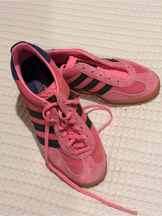 adidas Shoes - adidas Pink Suede Gazelle Sneakers
